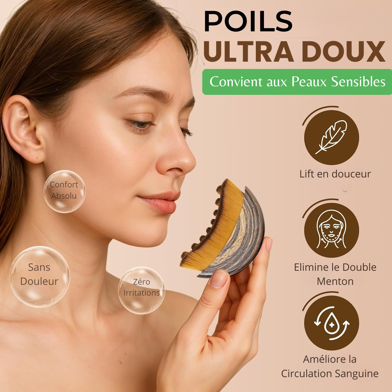 Brosse de Drainage Lymphatique